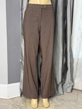 Calvin Klein Modern Fit Brown Women's Trousers Sz 14